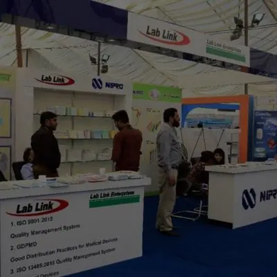 LabLink Enterprises stand at a healthcare exhibition