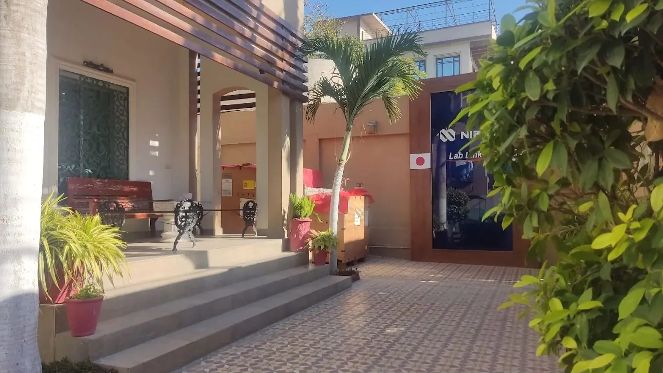 Entrance of the LabLink Enterprises head office in P.E.C.H.S, Karachi
